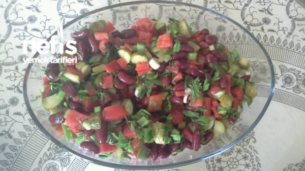 Meksika Fasulyesi Salatası (kırmızı Fasulye)