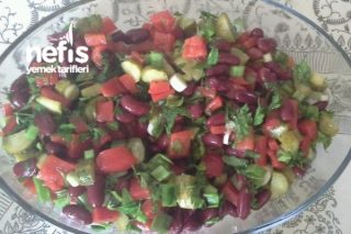 Meksika Fasulyesi Salatası (Kırmızı Fasulye) Tarifi