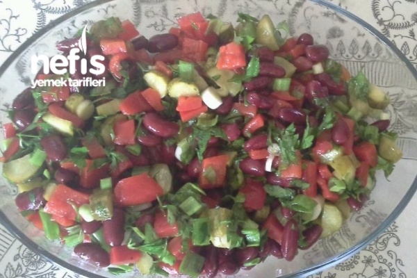 Meksika Fasulyesi Salatası (Kırmızı Fasulye)
