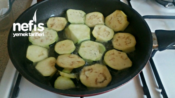 Fırında Patatesli Patlıcan Dizme