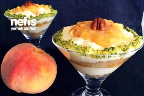 Şeftalili Magnolia Puding Tarifi Şeftalili Magnolia Puding Tarifi