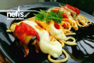 Patlıcanlı Rulo Spaghetti Tarifi