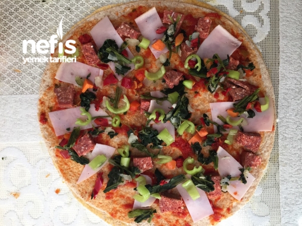 Ispanaklı Lavaş Pizza