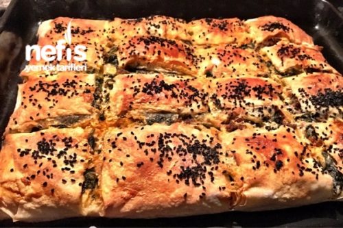 Kıymalı Ispanaklı Tepsi Böreği Tuğçe'nin Mutfağı Nefis Yemek Tarifleri