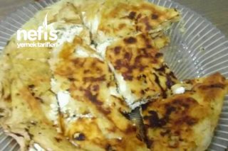 Köy Yufka Ekmeğinden Tavada Pratik Börek Tarifi