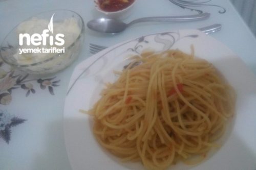 Domatesli Spagetti Tarifi ( Salçasız)