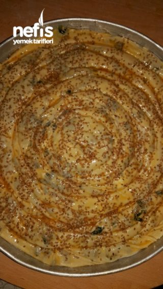 Ispanaklı Börek sirkeli mayalı (el Açması )