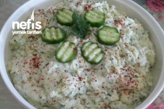 Yoğurtlu Ferah Salata (Patates Ve Salatalıklı) Tarifi