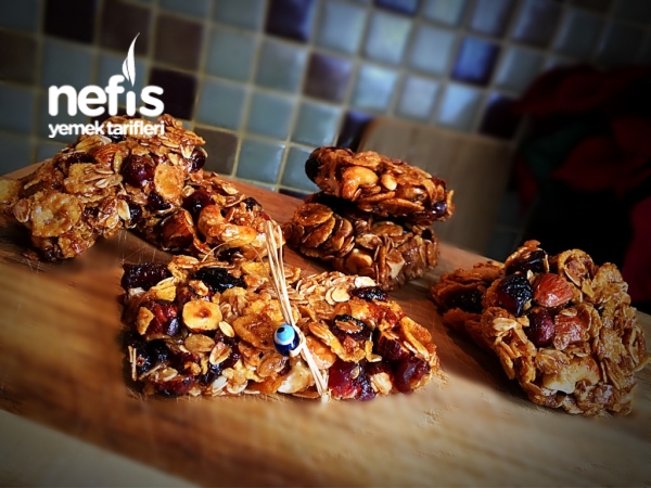 Granola Enerji Bar Yapımı Il. (Nefis Atıştırmalık)