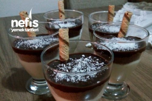 Çikolata Soslu Biskuvili Muhallebi Nefis Yemek Tarifleri nuray