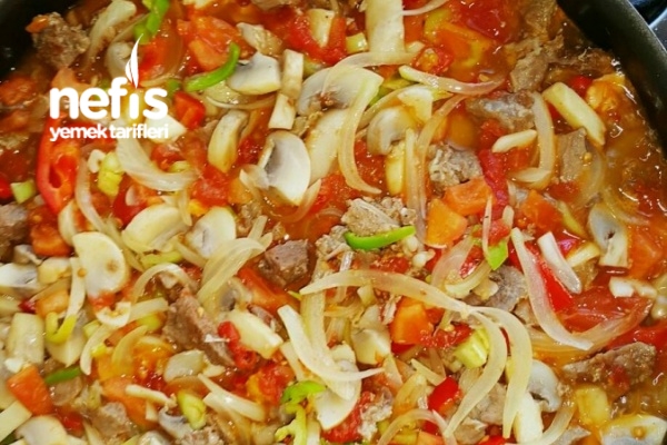 Etli Mantar Kavurma Nefis Yemek Tarifleri