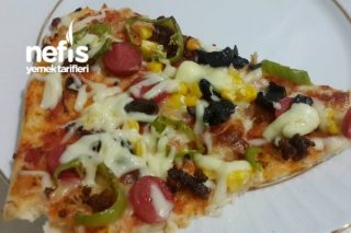 Karışık Pizzam(Domino's Lezzetinde) Tarifi