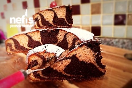 Yumuşacık Pamuk Kek (ZebraÇilek Aromalı) Nefis Yemek Tarifleri