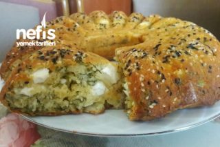 Börek Tadında Peynirli Tuzlu Kek (videolu) Tarifi