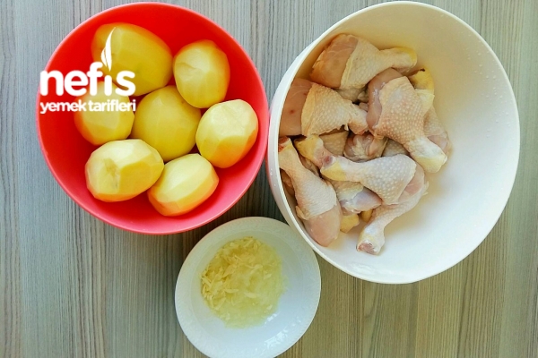 Harika Yoğurt Soslu Tavuk/Patates