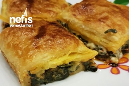 Milföylü Ispanaklı Yufkalı Börek Tarifi