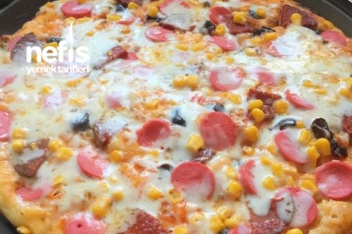 Tavada Mayasız Pizza ( 15 Dakikada Hazır) Tarifi