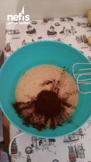 Diyet Kakaolu Kek ( Buğday Unu İle, Yağsız, Şekersiz)