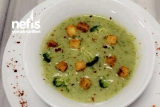 Kremalı Brokoli Çorbası Kruton İle Tarifi