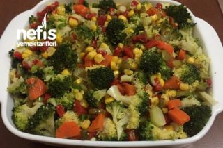 Nefis Brokoli Salatası (Bol Vitaminli) Tarifi