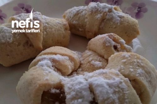 Pastane Usulü Cevizli Elmalı Kurabiye Nefis Yemek Tarifleri