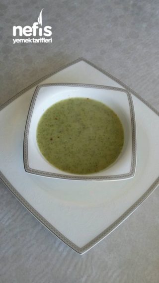 Kremalı Tadında Sütlü Brokoli Çorbası