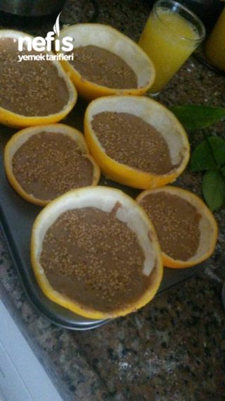 Portakal Kabuğunda Kek