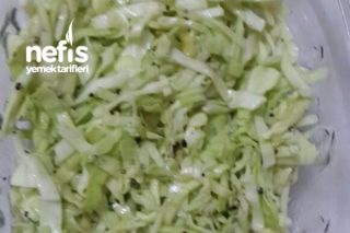 Beyaz Lahana Salatası ( Yedikçe Yemek İsteyeceğiniz Bir Tarif ) Tarifi