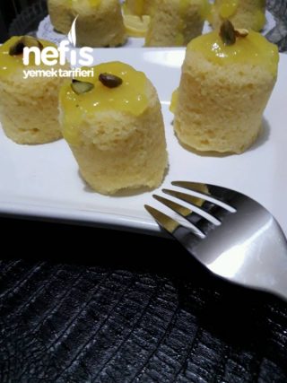 Tencerede Limonlu Fincan Kek (limon Soslu)