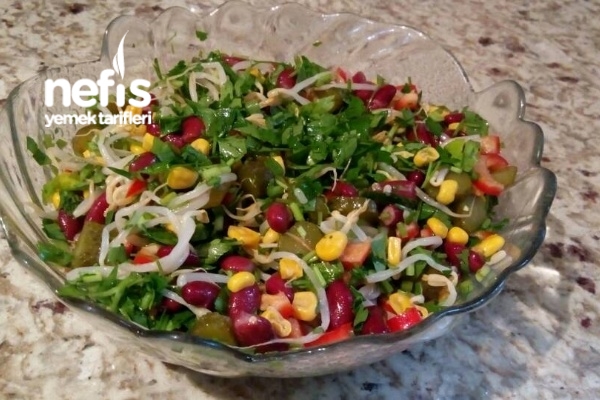 Soya Filizi Salatası (Vegan)