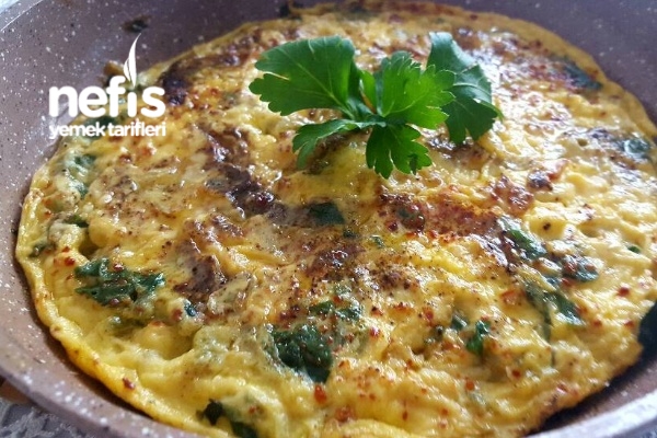 Ispanaklı Omlet Tava (Bayılacaksınız)