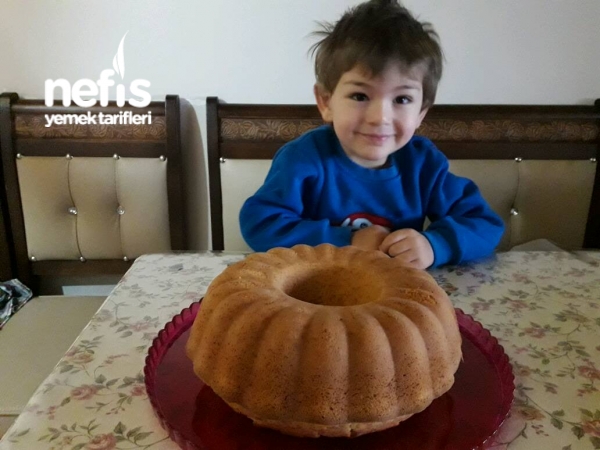 Puf Puf Kabaran Portakallı Cevizli Kek