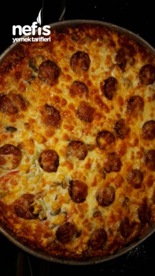 Evde Nefis Pizza (Bol Malzemeli)