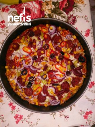 Karnabahar Pizzası(Sağlıklı )