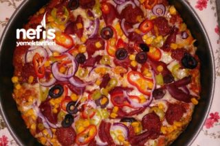 Karnabahar Pizzası (Sağlıklı ) Tarifi