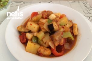 Nefis Kebereli(Kaparili) Hamur Türlüsü Tarifi 17