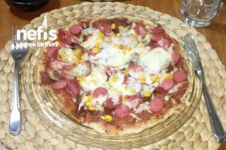 Nefis Bazlamadan Pizza Tarifi