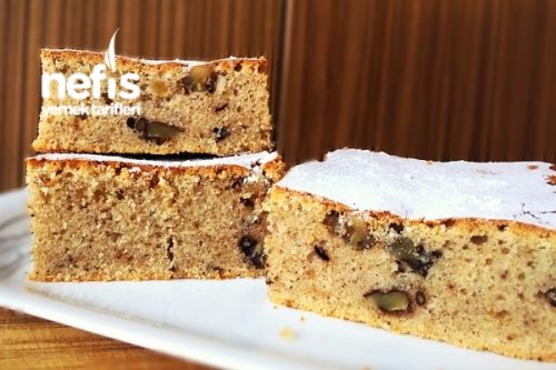 Yumuşacık Tarçınlı Cevizli Kek (Pastane Usulü) Nefis Yemek Tarifleri