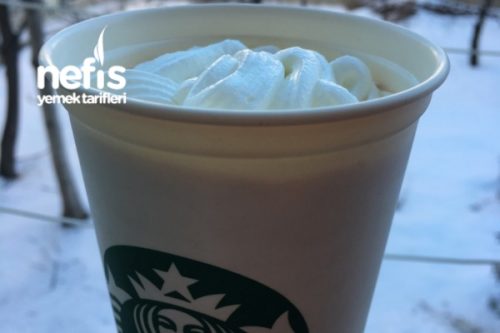 Starbucks Kahve ( Soğuk beyaz çikolatalı mocha tadında) Tarifi