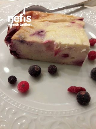 Şahane Unsuz Meyveli Cheesecake (low Carb, Glutenfree)