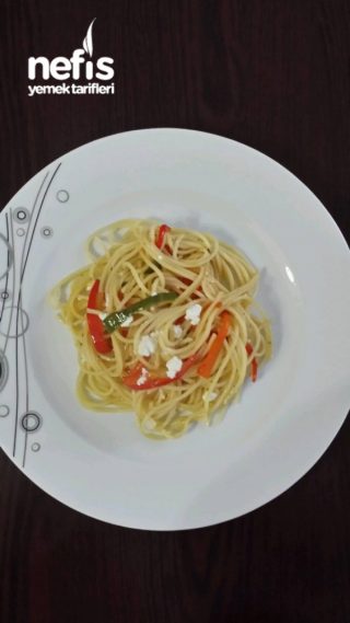 Sebzeli Spagetti