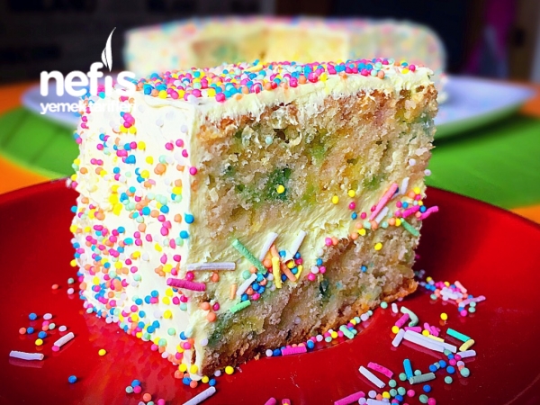 Funfetti Pasta Kek Nefis Yemek Tarifleri