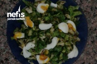 Yumurtalı Salata 150 Kalori Tarifi