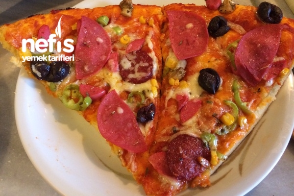 Atom Pizza (2 Büyük Boy) Nefis Yemek Tarifleri