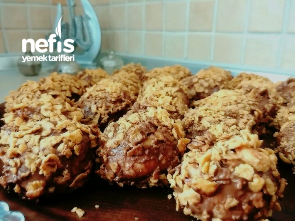 Çikolatalı Mısır Gevrekli Kurabiye Nefis Yemek Tarifleri 2898294