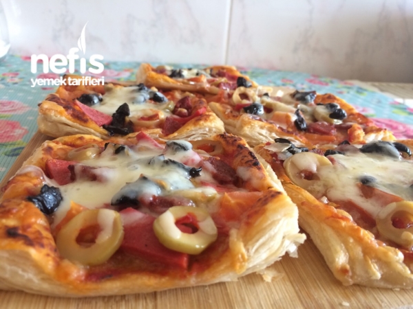 Çıtır Milföy Pizza Nefis Yemek Tarifleri