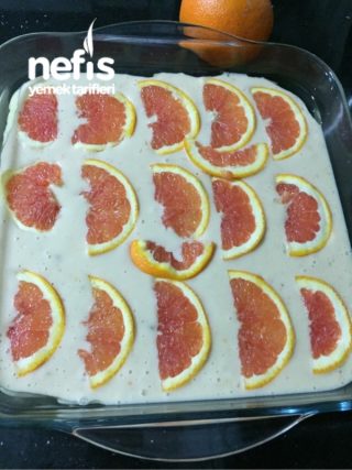 Portakallı Cevizli Kek Tarifi