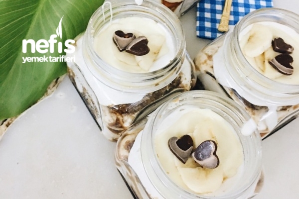 Beyaz Çikolatalı Muzlu Kavanoz Tiramisu Nefis Yemek Tarifleri