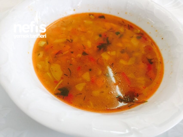 Bulgurlu Sebze Çorbası