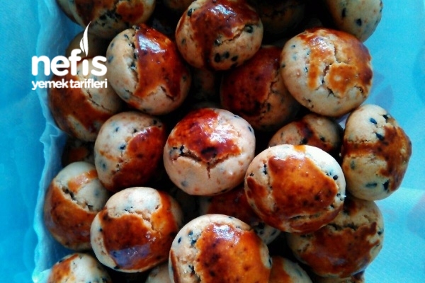 Çörek Otlu Lokmalık Kurabiye (Bayatlamayan) Nefis Yemek Tarifleri